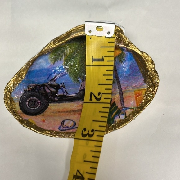 Hand Crafted beach jeep Shell Trinket Dish - Picture 5 of 7